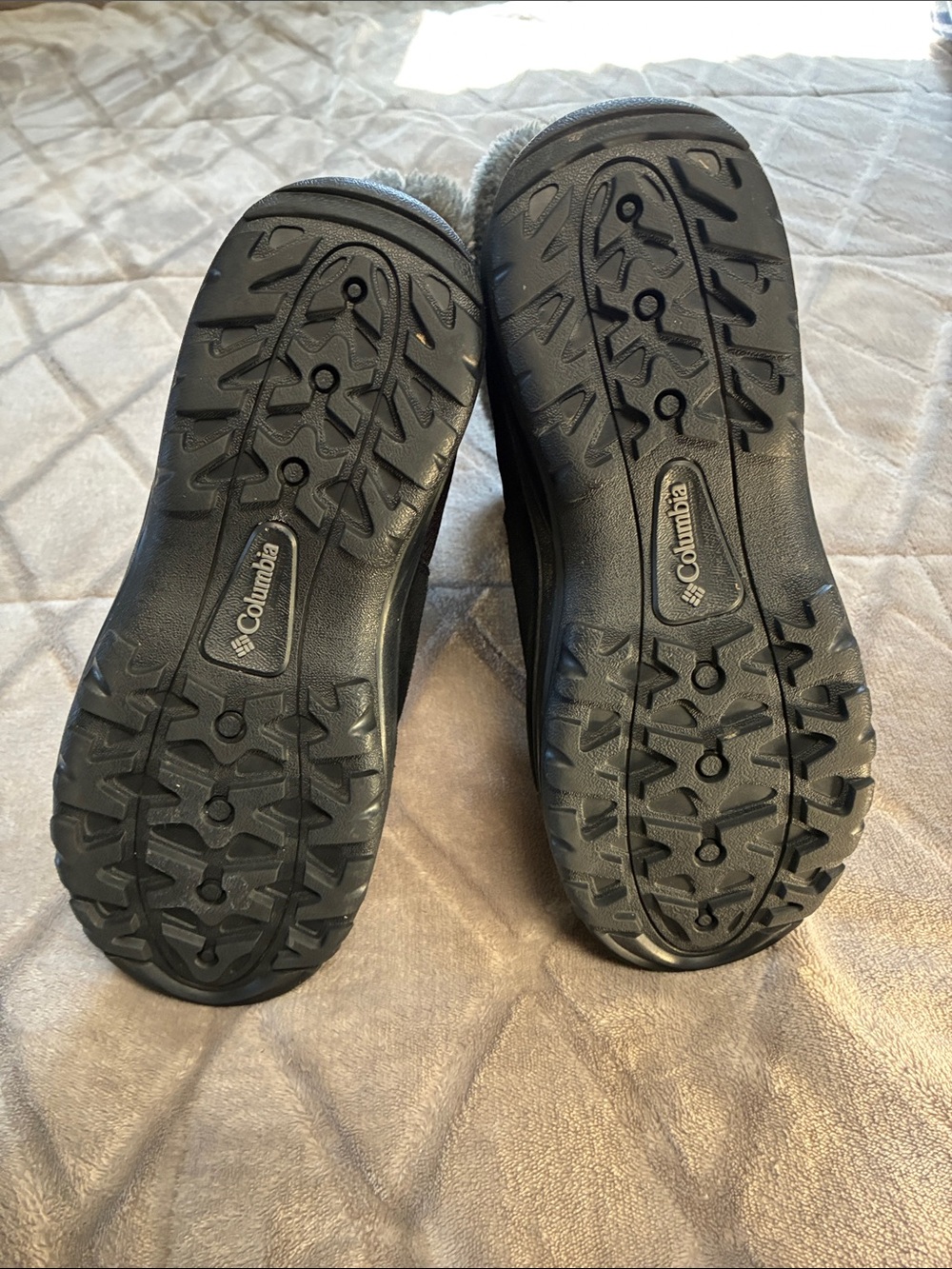 Columbia Ice Maiden II Women's Black Waterproof Winter Boots Size 9 - Picture 8 of 10